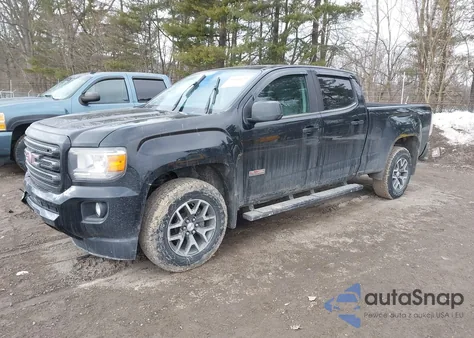 2018 GMC Canyon All Terrain W/Cloth z USA, uszkodzony, nr VIN 1GTG6CEN6J1134624